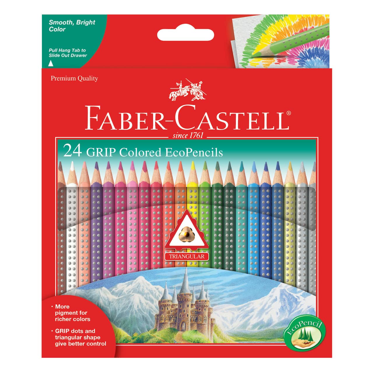 Faber-Castell&#xAE; GRIP 24 Color EcoPencils Set